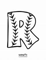 Baseball Softball Alphabet Letters Coloring Printable Letter Pages Drawing Print Kids Diamond Jr Player Vector Laces Woo Activities Getdrawings Crafts sketch template