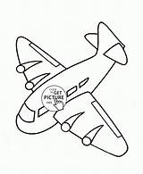 Airplane Coloring Pages Kids Flying Wuppsy Down Drawing Transportation Getdrawings sketch template