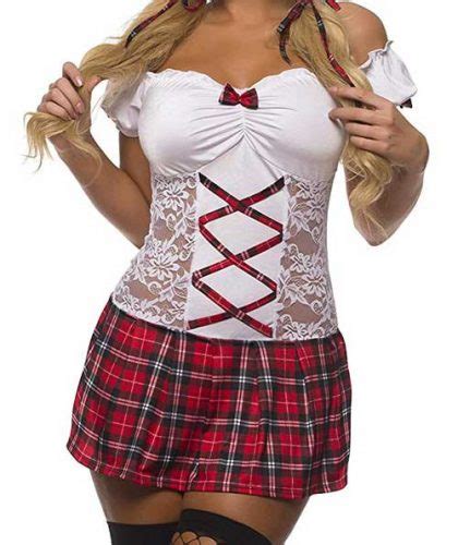 fun and flirty crossdresser schoolgirl costume by velvet kitten crossdress boutique