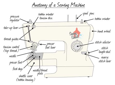 sewing school   source    sewing meet  machine anatomy