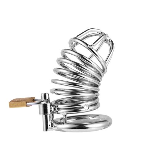 Chastity Lock Toy Sex Metal Stainless Steel Male Penis Birdcage Penis