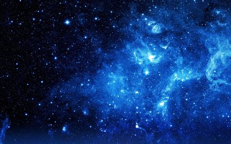 blue galaxy hd wallpaper