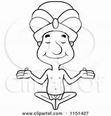 Clipart Turban Swami Man Closed Eyes Sitting Royalty His Cartoon Small Coloring Rf Illustrations Preview Cory Thoman Clipground sketch template