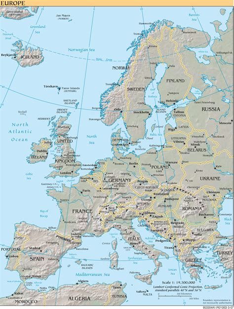 landkarte europa landkarten  europakarte ganzes