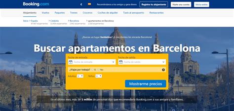 apartamentos de booking en barcelona viajares