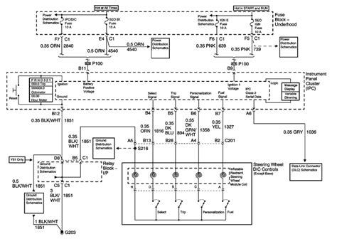 gm instrument cluster wiring diagram chevy duramax gauge cluster