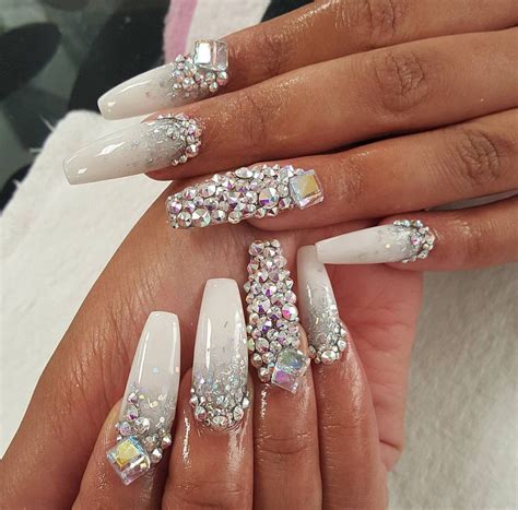 goddess glam nails nail designs bling nails
