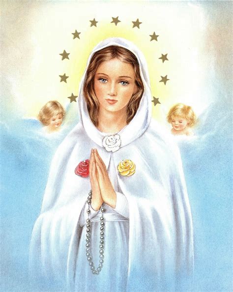 8 x 10 catholic picture print blessed virgin mary mystical rose rosa mystica ebay