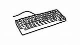 Keyboard Drawing Computer Draw Drawings Paintingvalley sketch template