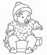 Geburt Ausmalen Kleurplaat Neugeborenes Ausmalbild Pacifier Scribblefun Mädchen Newborn Sit Kostenlose Doll Coloringhome sketch template