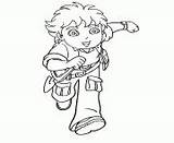 Diego Coloring Pages Explorers Cousin Dora sketch template