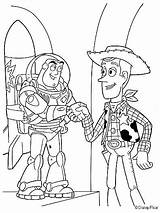 Coloring Buzz Lightyear Pages Woody Printable Disney Characters Fun Family Toy Story Colouring sketch template