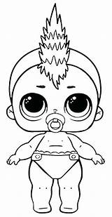 Lol Coloring Dolls Pages Printable Kids sketch template