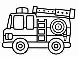Fire Coloring Truck Pages Printable Color Sheet Print Onlinecoloringpages Children sketch template