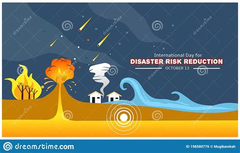 disaster risk reduction stock vector illustration  care