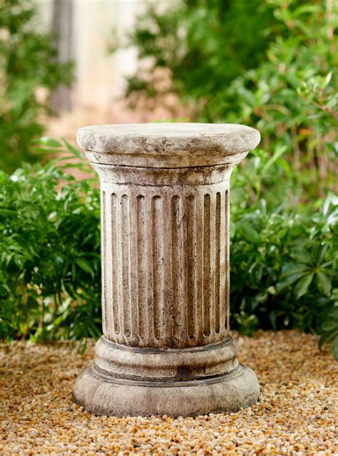 pallanepedestal unique stone antique garden reproductions