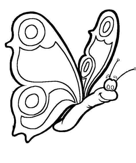 butterfly cartoon images coloring home