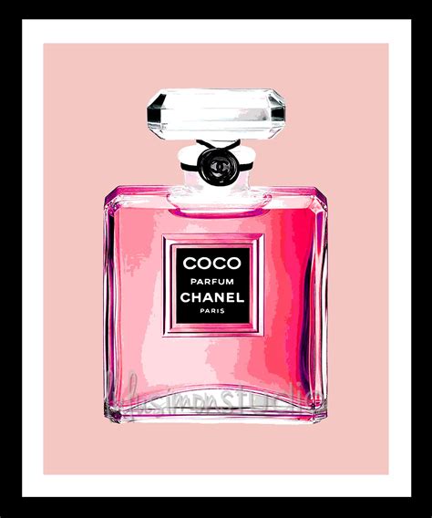 chanel perfume bottle drawing    clipartmag
