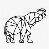 Geometric Elefante Geometrico Elephant Olifant Geometrische Geométrico Etsy Dibujo Para Geometricas Decal Figuras Dieren Con Em Zapisano Elefantes Desenho Escolha sketch template