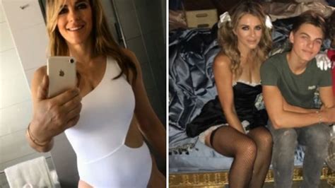 Elizabeth Hurley Poses As Sexy Maid With Son After Stunning In Saucy