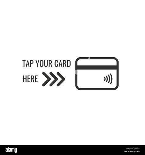 tap  card  label icon nfc terminal confirms contactless payment  credit card stock
