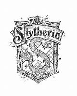 Slytherin Crest Harry Hogwarts Wappen Serpentard Blason Ravenclaw Escudo Colorear Fond Gryffondor Loudlyeccentric Crests Gryffindor Escudos öffnen sketch template