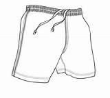 Shorts Trunks sketch template