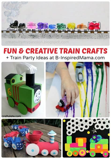fun creative train crafts train party ideas    inspired mamajpg