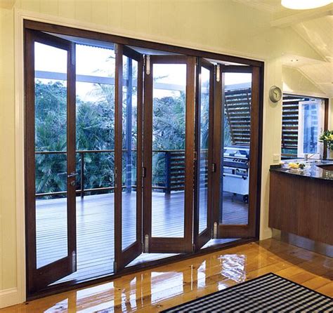 tri fold glass patio doors patio ideas