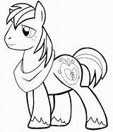 Coloring Pony Pages Little Apple Bloom Horse Drawing Colouring Kids Colorear Para Getcolorings Da sketch template