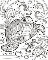 Coloring Pages Printable Summer Sheets Kids Cute Sea Life Animal Mandala Para Ausmalbilder Scentos Adult Color Mandalas Fun Turtle Pintar sketch template