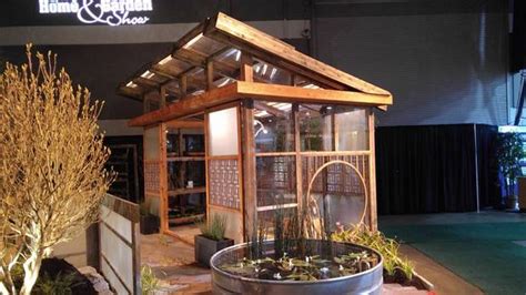 asian greenhouse  madras bamboo home  garden display  nw green panels llc