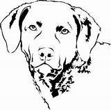 Chesapeake Retriever Silhouette Robot sketch template