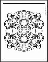Celtic Coloring Pages Flowers Printable Irish Flower Colorwithfuzzy Scottish sketch template