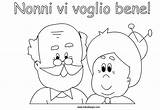 Nonni Festa Boyama Dede Lavoretto Grandparents Onceokuloncesi Scuola Haftasi Etkinlikleri Salvato sketch template
