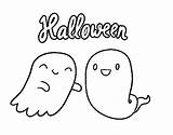 Halloween Coloring Ghosts Coloringcrew sketch template