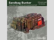 rebelkit VIETNAM 1/35 SANDBAG BUNKER RESIN MODEL KIT