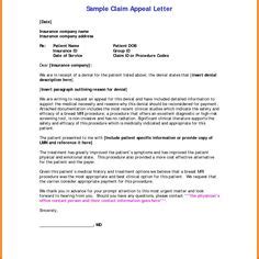 awesome sample appeal letter  health insurance company  pics
