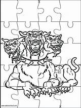 Coloring Puzzle Pages Jigsaw Puzzles Print Printable Getcolorings sketch template
