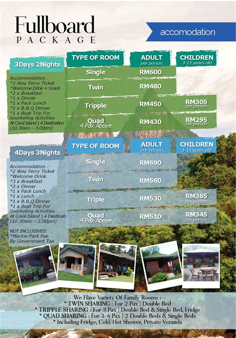 officialpage  salang pusaka resort tioman island full board package dn