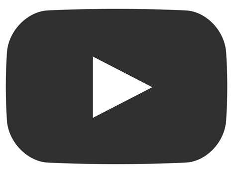 bouton gris play youtube transparent png stickpng