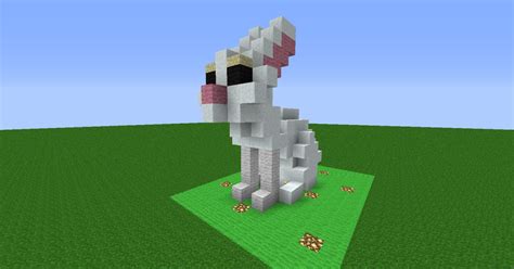bunny statue minecraft map