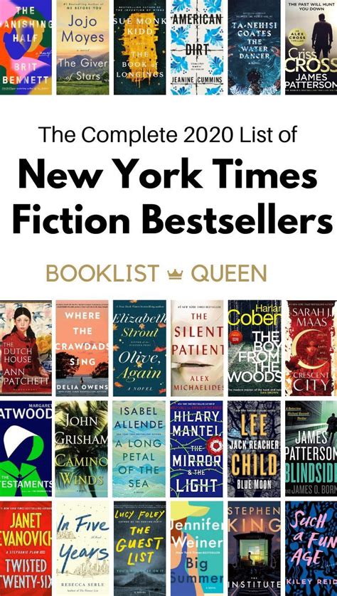 the complete list of new york times fiction best sellers book club