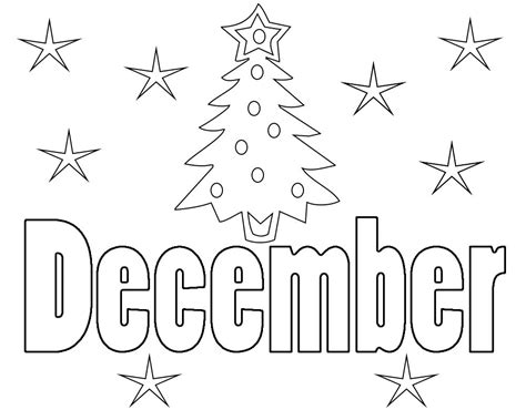 word december   christmas tree  stars    black