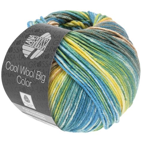 cool wool big color lana grossa   graugruencamelgelbecru