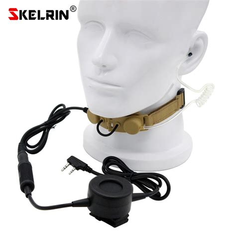 Z Tactical Throat Mic Z003 Headset With Waterproof Ptt For Two Way