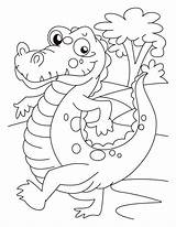 Coloring Evening Alligator Pages Walk Crocodile Kids Printable Books Colouring Color Sheets Designlooter Animals Drawings Animal Library Choose Board Comments sketch template
