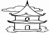 Ibadah Mewarnai Agama Rumah Vihara Hindu Budha Kartun Umat Sketsa Masjid Berikut Seri Menggambar sketch template