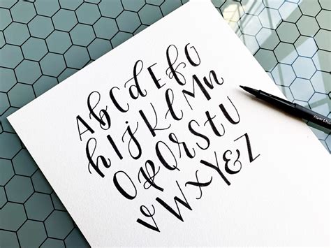 fun easy hand lettering techniques  happy  crafter