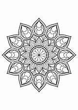 Coloring Mandala Adults Mandalas Pages Book Printable Kids Color Colouring Books Adult Justcolor Magnificent Print Flower Visit Simple Medium Choose sketch template